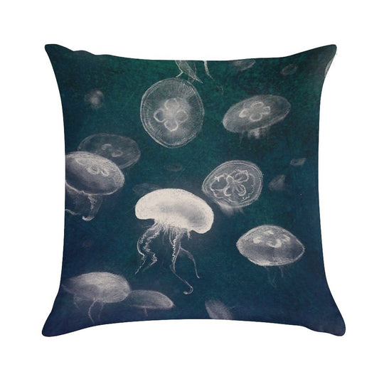 Jellyfish Soft Style Accent Throw Pillow