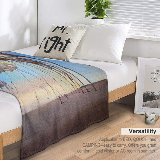 The Temptation of St. Anthony Machine-washable Throw Blanket