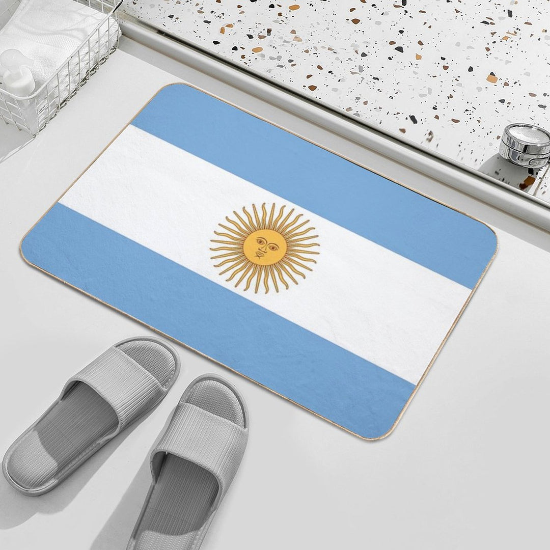 Argentina Flag  Toxin-Free Bath Mat