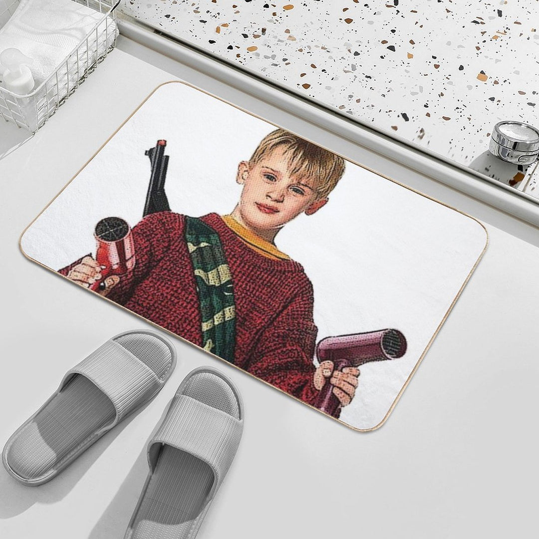Kevin McCallister Home Alone Christmas Movie Durable Bath Mat