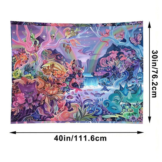 Sleepy River - FullCenter Version Tapestry