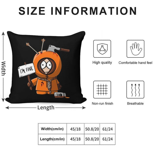 I'm Fine Soft Bedroom Essential Throw Pillow