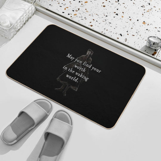 Bloodborne May You Find Your Worth In The Waking World Classic T-Shirt  Long-Lasting Bath Mat