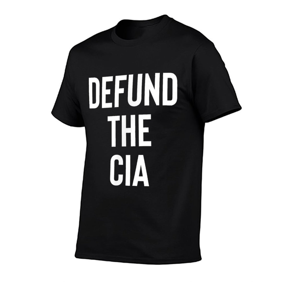 Funny Government Meme Saying for Men Women Defund The CIA Central Intelligence Agency Politics  Stretchy T-Shirt