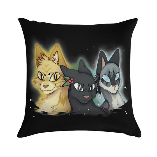 Power of Three Soft Easy Maintenance Throw Pillow