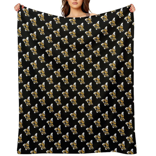 The Randolph Macon Iconic Anti-pilling Throw Blanket