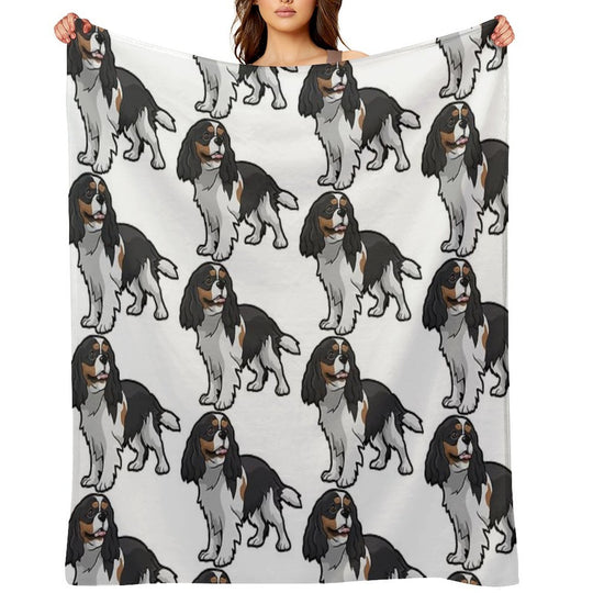 Cavalier King Charles Spaniel Multi-functional Throw Blanket