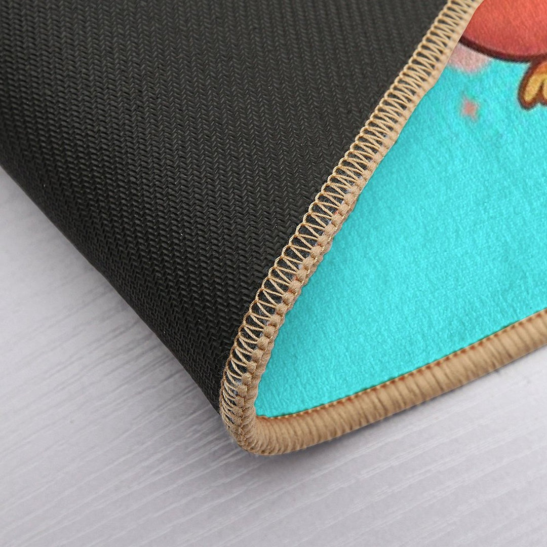 Kawaii Baby Parrot – Chibi Mascot Durable Bath Mat