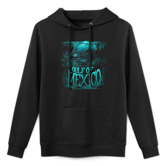 Gulf Of Mexico Gift Men Women Beach Golfo De Mexico Shape Retention Hoodie
