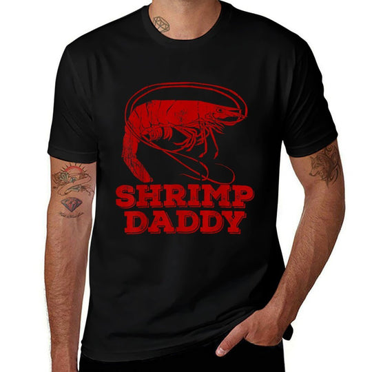 Vintage Shrimp Daddy  Stretchy T-Shirt