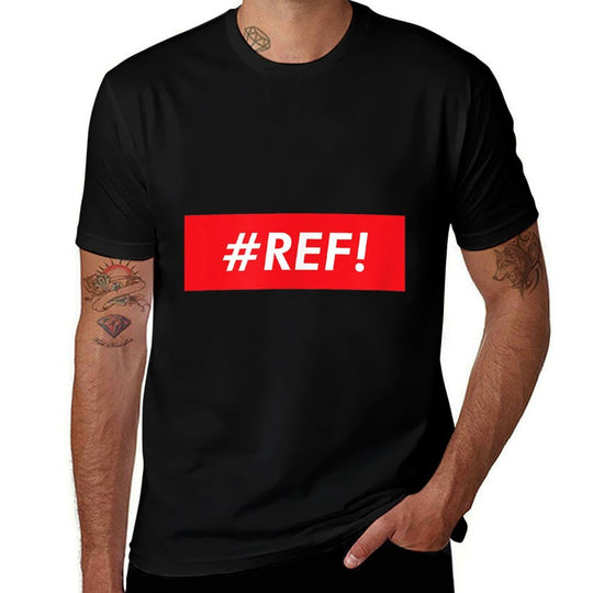 #REF! - Excel Reference Error Meme  Oversized Silhouette T-Shirt