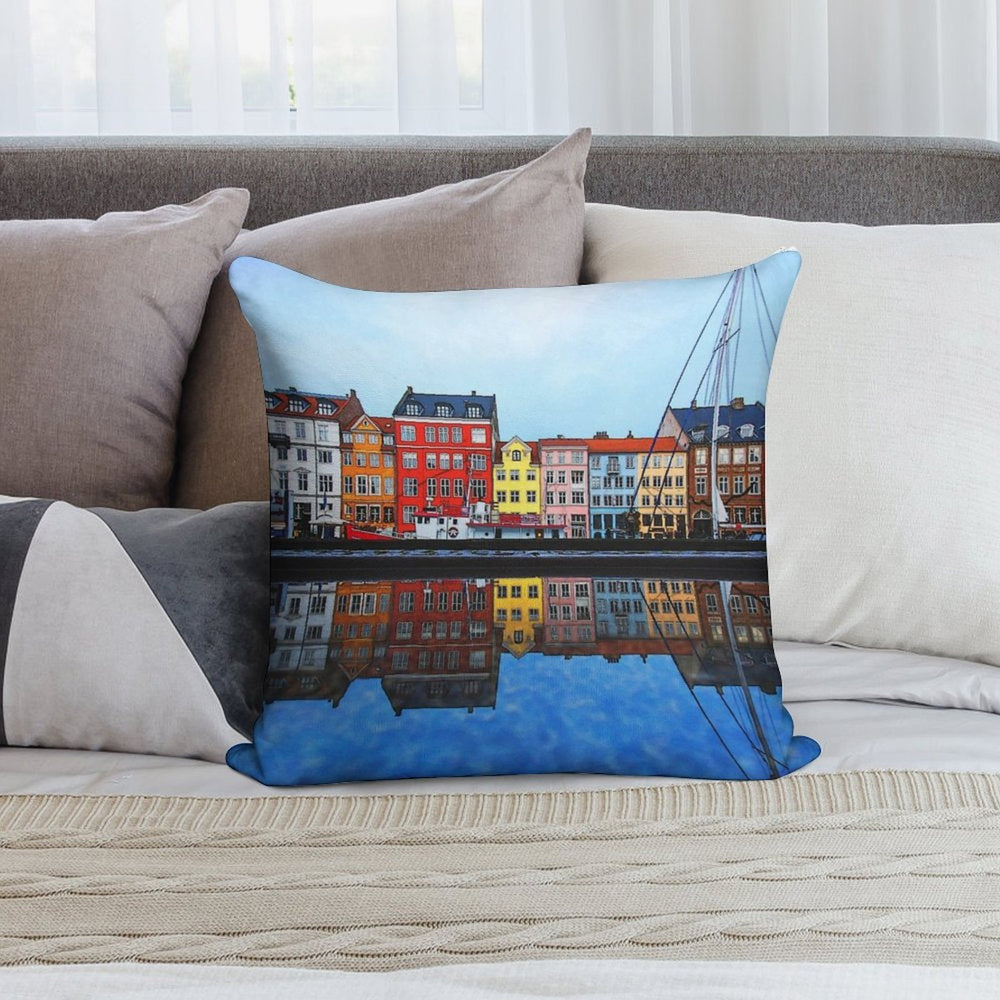 Copenhagen City Soft Multiple Sizes Throw Pillow