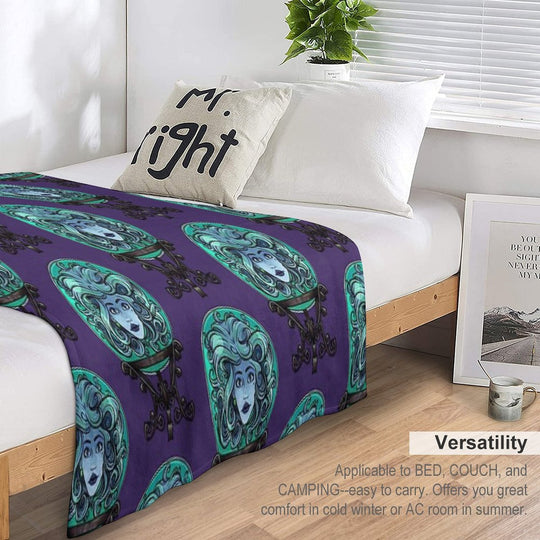 Madame Leota, No Background All-season Throw Blanket