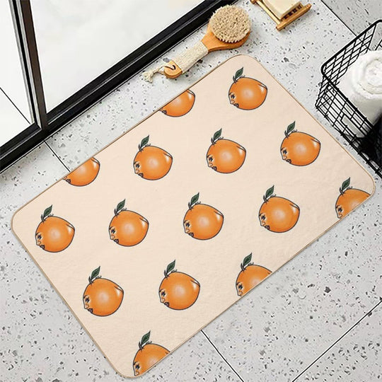 Lil Orange Booty  Absorbent Bath Mat