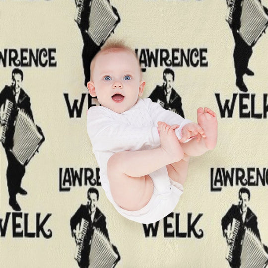 Lawrence Welk - Name - The Black Stencil Comfort Throw Blanket