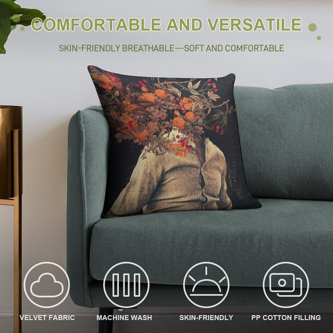 Roots Soft Bedroom Essential Throw Pillow