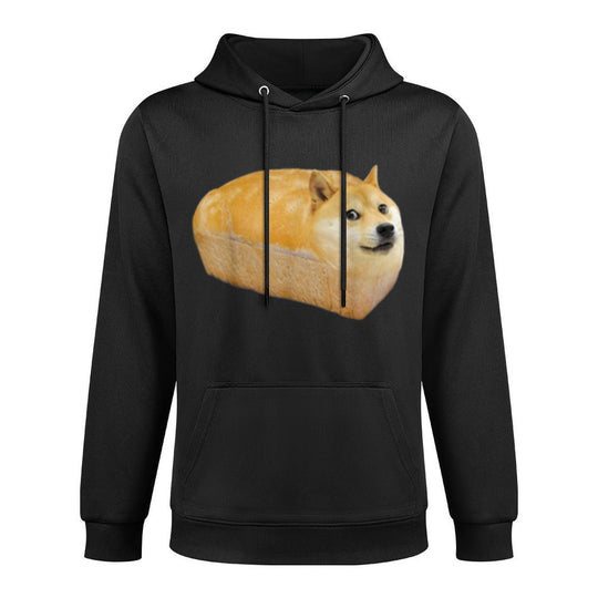 Funny Shiba Inu Doge Bread Meme Colorfast Hoodie