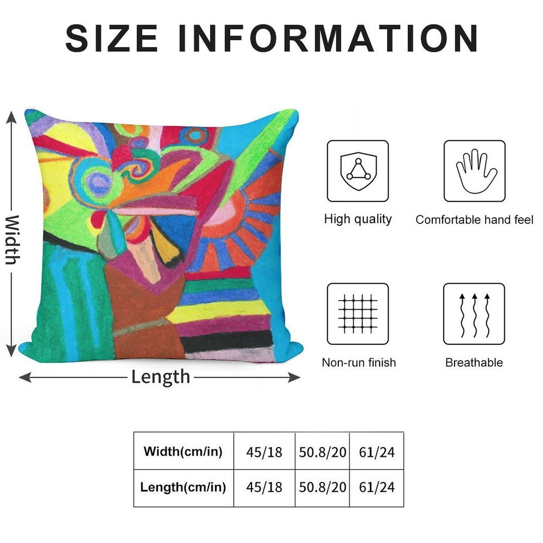 Dreamy Capricorn Soft Easy Maintenance Throw Pillow