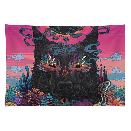 Black Eyed Dog Tapestry