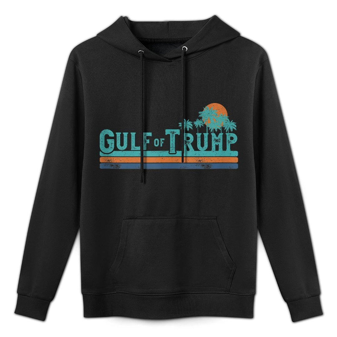 Trump America&#39;s Gulf of Trump President Trump Gulf of USA Relaxed Fit Hoodie