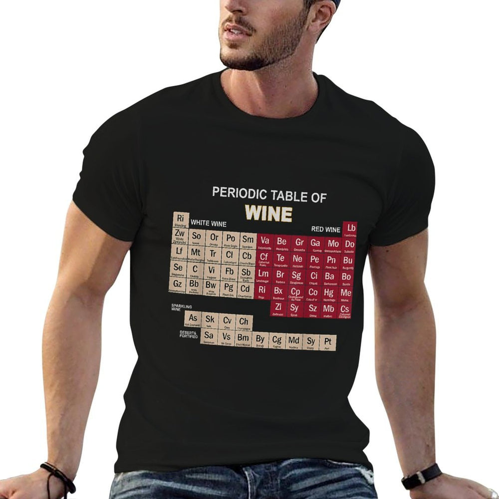 Funny Wines Periodic Table Of Elements Gifts  Soft T-Shirt