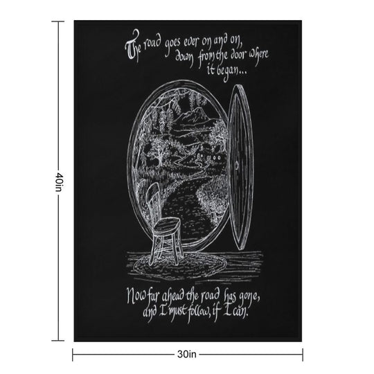 The Road Goes Versatility Throw Blanket