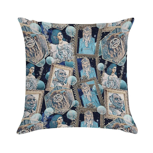 Labyrinth Soft Reinforced Edging Throw Pillow
