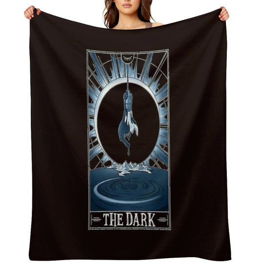 The Dark Tarotesque - (Dark) Anti-pilling Throw Blanket