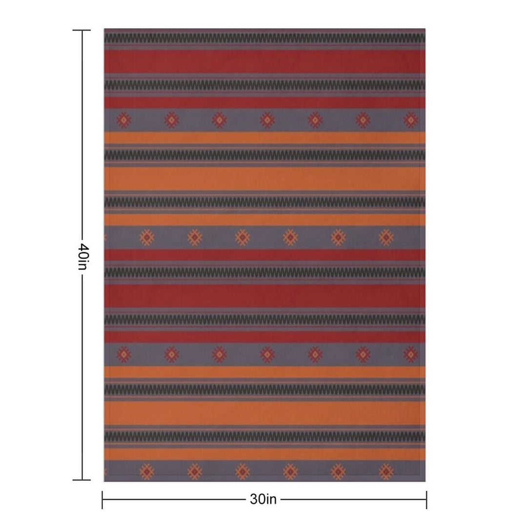 Oriental Kilim Rug 3 Wrinkle-free Throw Blanket