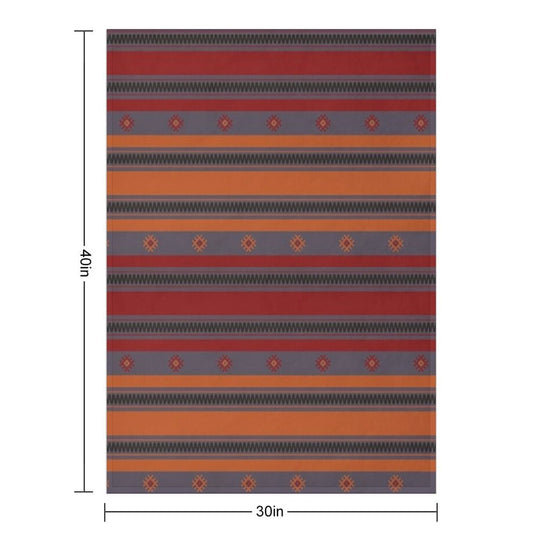 Oriental Kilim Rug 3 Wrinkle-free Throw Blanket