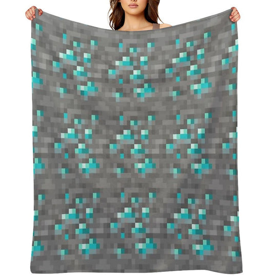 Diamond Ore Anti-pilling Throw Blanket