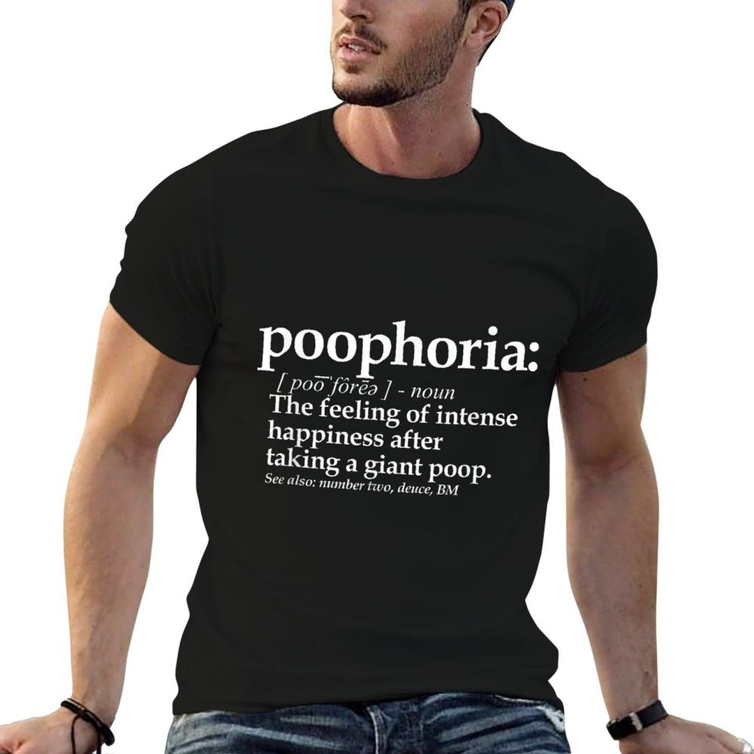 Funny Poop Dictionary Definition - Poophoria, Fun Poo  Soft T-Shirt