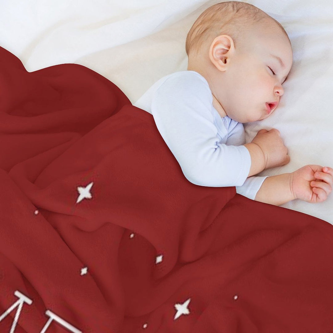 Merry Christmas Shrink-resistant Throw Blanket