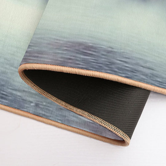 Natures Mirror - Fall at The River  Dirt-Trapping Bath Mat