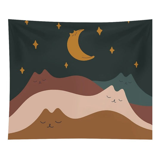 Cat Landscape 133 Tapestry