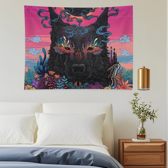 Black Eyed Dog Tapestry