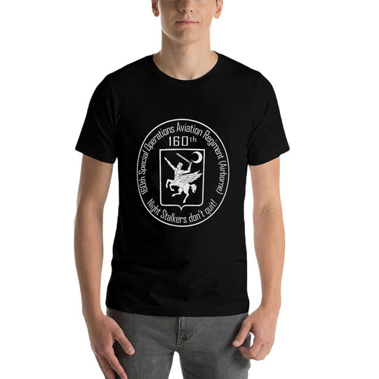 160th SOAR Special Force Airborne US Night Stalkers Army  Fade-proof Color T-Shirt