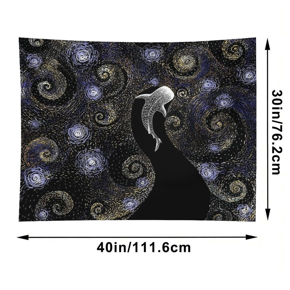 Star Eater in Van Gogh Style - COLORED Tapestry