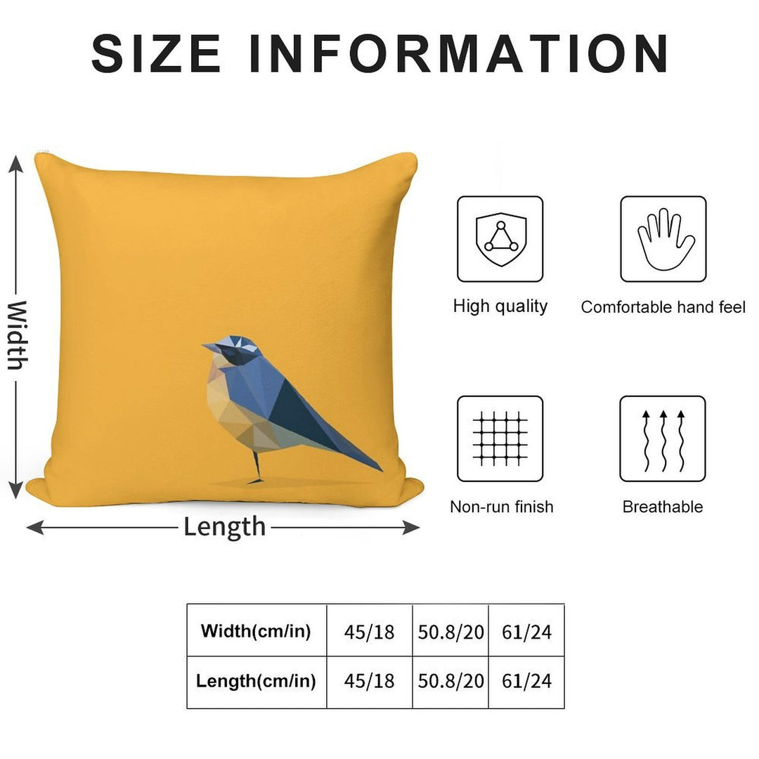 Bird Soft Ultra-Soft Texture Throw Pillow