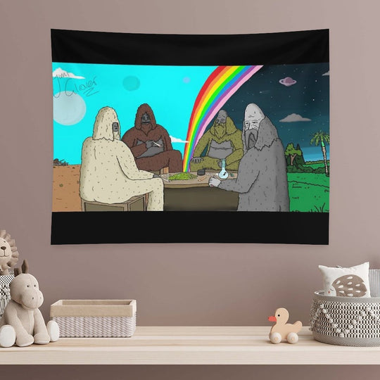 Secret Sasquatch Society Tapestry