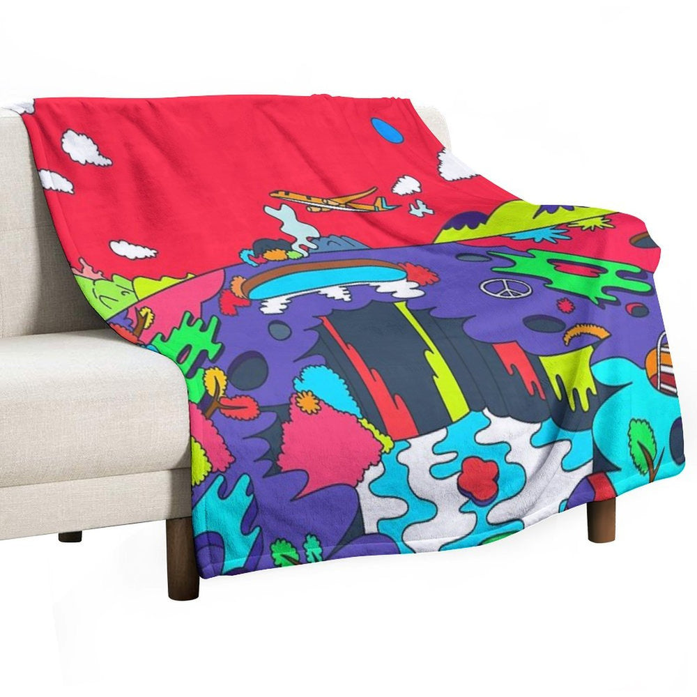 J-Hope Hope World Album Art Easy Care Throw Blanket