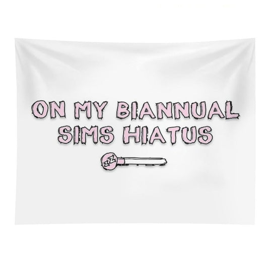 On My Biannual Sims Hiatus Tapestry