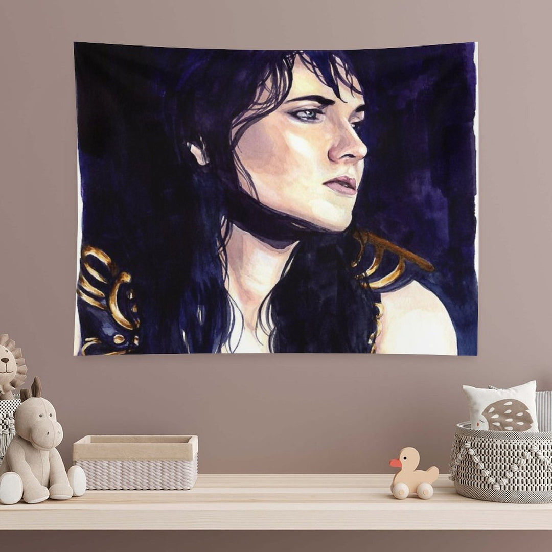Damaged But Not Broken Watercolor Painting Tapestry