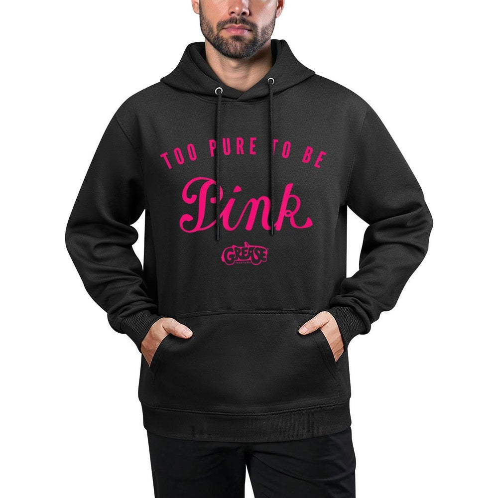 Grease - Too Pure To Be Pink Cotton-Polyester Blend Hoodie
