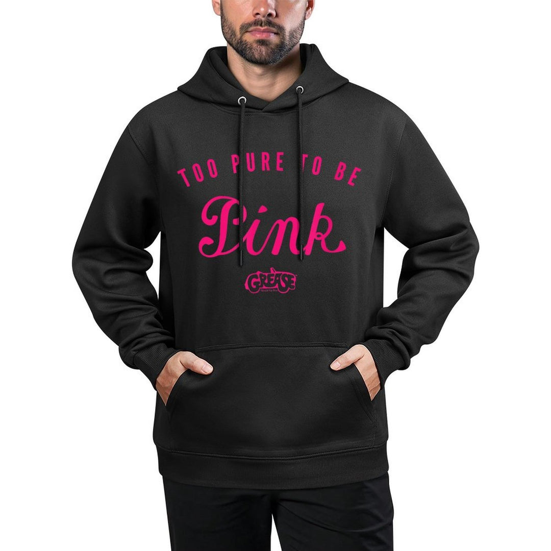 Grease - Too Pure To Be Pink Cotton-Polyester Blend Hoodie