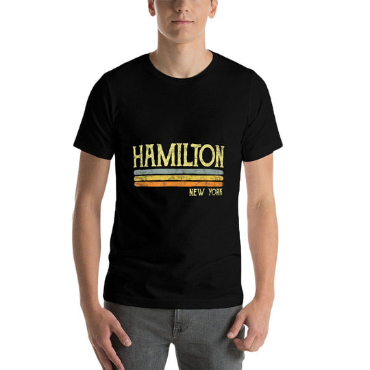 Vintage Hamilton New York NYC Gift Love Souvenir Merchandise  Versatile T-Shirt