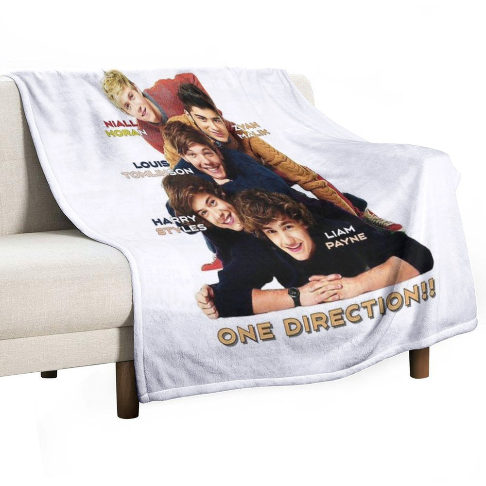 One Direction Unite!!! Travel-friendly Throw Blanket