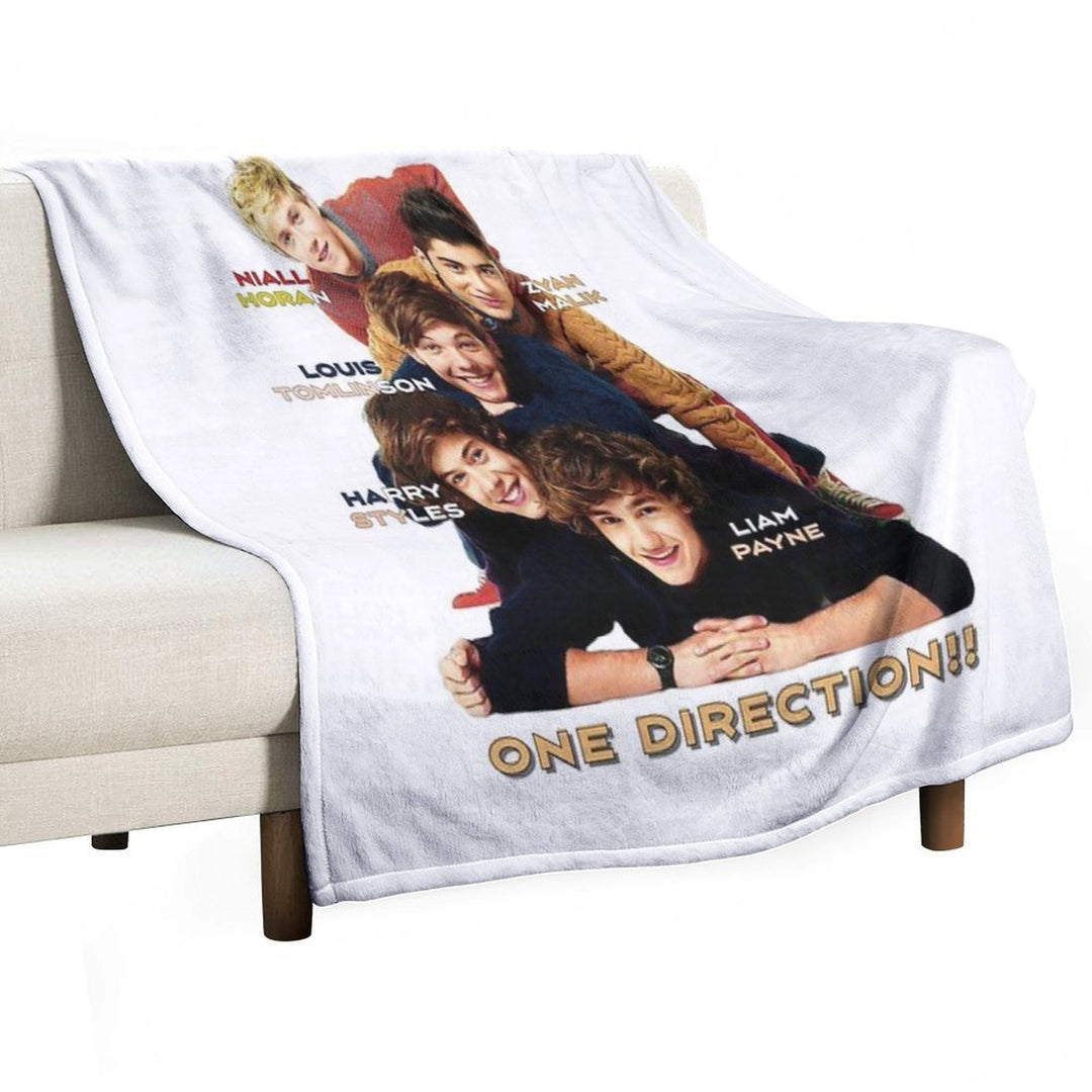 One Direction Unite!!! Travel-friendly Throw Blanket