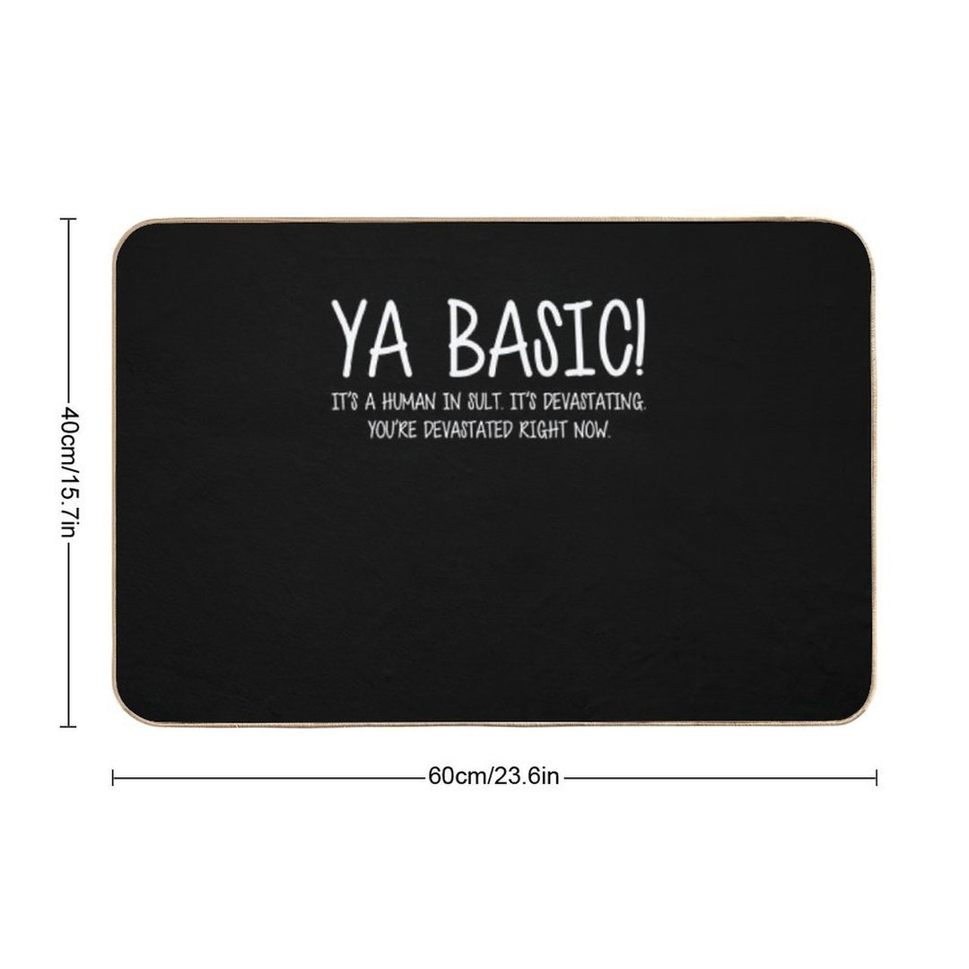 Ya Basic Devastating  Easy Maintenance Bath Mat