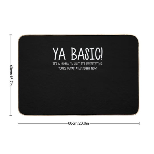 Ya Basic Devastating  Easy Maintenance Bath Mat